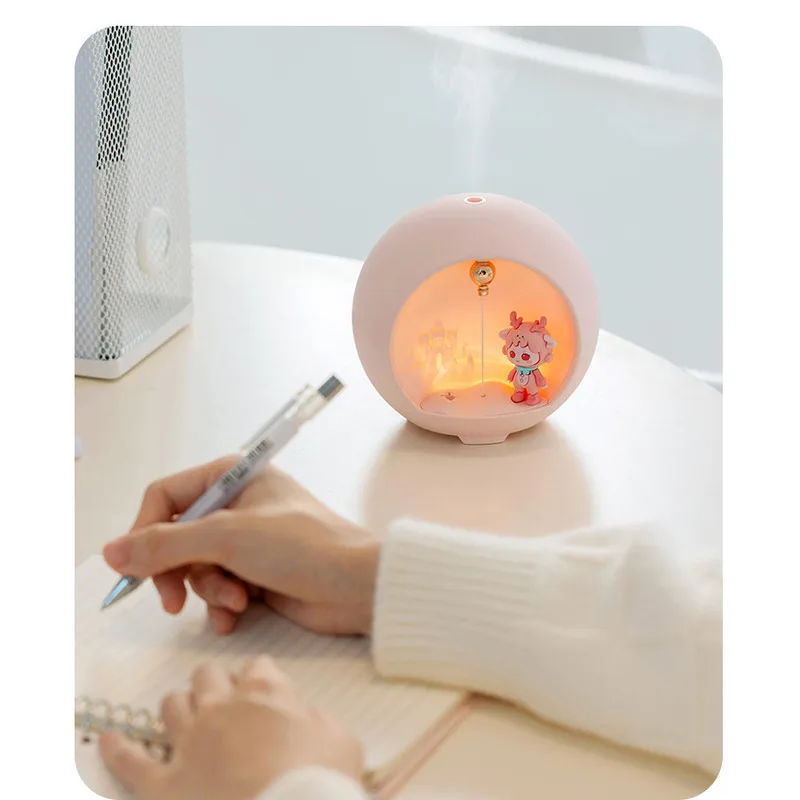 Planet New Product Creative USB Automatic Aromatherapy Expanding Fragrance Machine Air Atmosphere Night Light Cute Humidifier