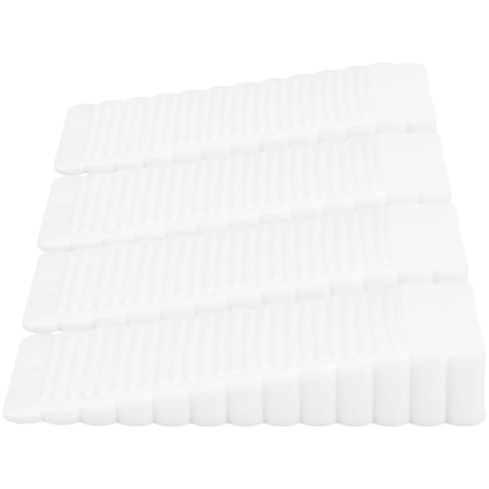 

4 Pcs Toilet Shims for Leveling Clear Table Cabinet Door Stopper Household Rubber Furniture Pads