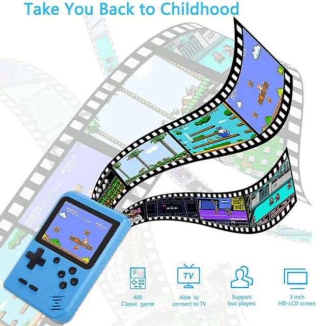 Built-in 500+ Classic Games Children's Handheld Game Players for Gameboy Output Emulator Charging Can Be Connected To The TV 5