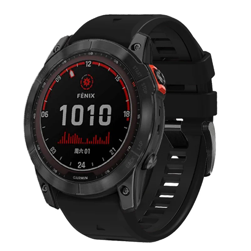 Ремешок силиконовый для наручных часов, Quickfit для Garmin Fenix 7 7X Pro 6X 5X/Epix Pro Gen2 51 мм 47 мм MK1 MK2i Enduro, 26 мм 22 мм