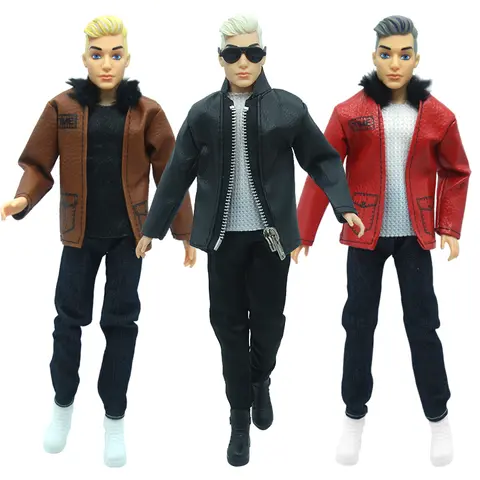 1/6 Male Doll With Clothing Set Homesome Soldier Men Doll  Handmade Clothes Outfit For 29CM Ken Prince Doll