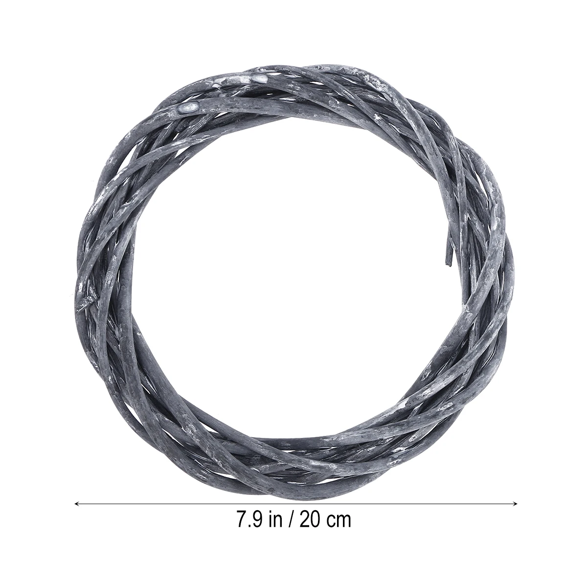 

Wooden Wreath Dia 20cm Black Natural Material Rustic Decor Door Wall Centerpieces Weddings Family Bbq Gatherings