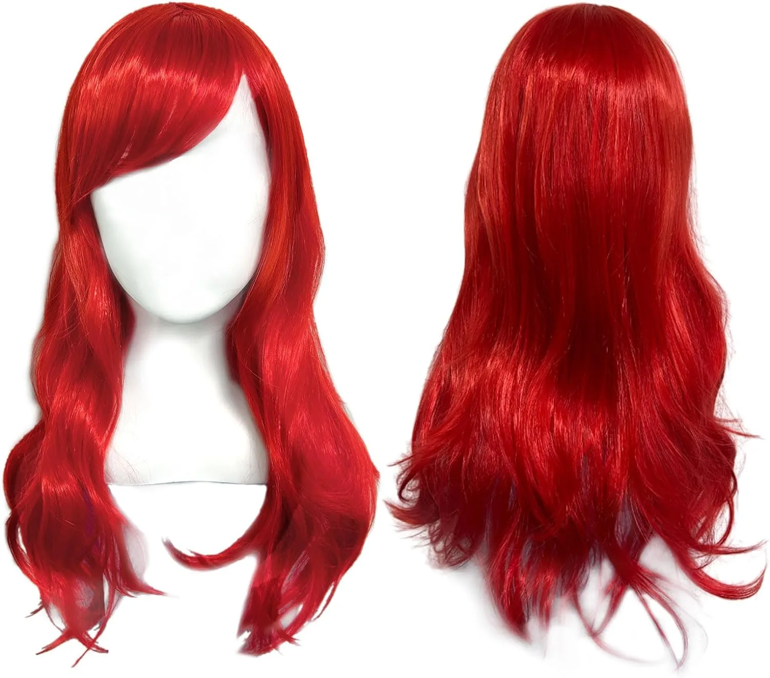 

Red Wig for Women Synthetic Long Wavy Curly Cosplay Wigs