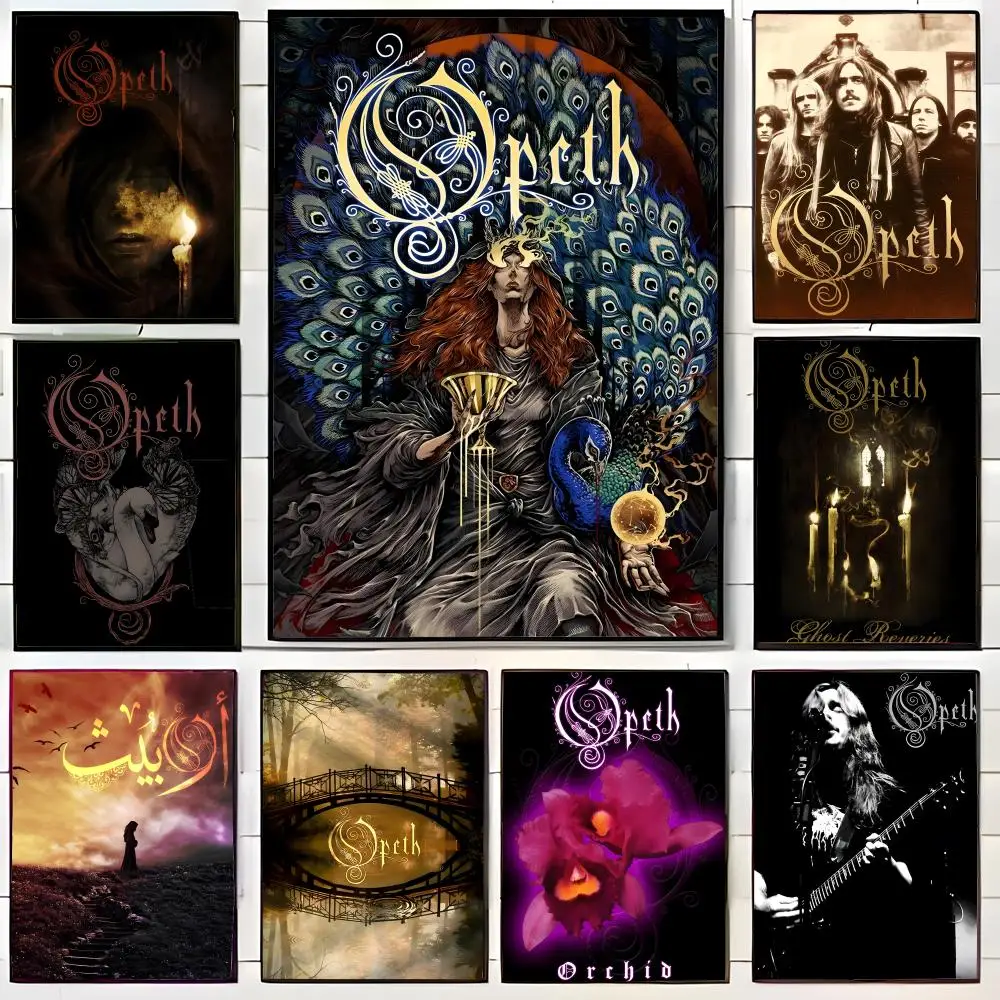 Swedish Avant-Garde Metal Band O-Opeth Poster Wall Art Print Poster Decorative Mural Home Decor Gift Unframed