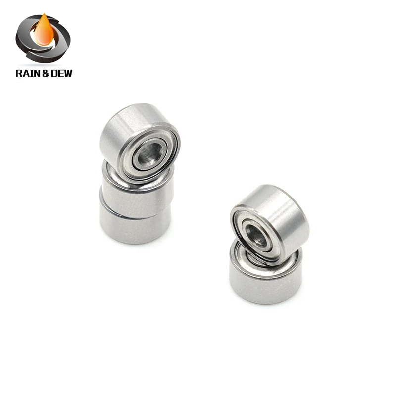 10P MR128ZZ Ball Bearing 8x12x3.5 mm ABEC-7 Miniature Metric Chrome Steel L-1280ZZ W678ZZA MR128 Z ZZ Bearings MR128Z