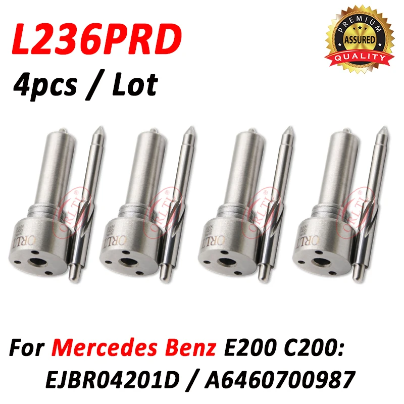 

4 шт. новая форсунка EJBR04201D L236PRD дизельного топлива L236PBD для Mercedes Bens топливная форсунка A 6460700987