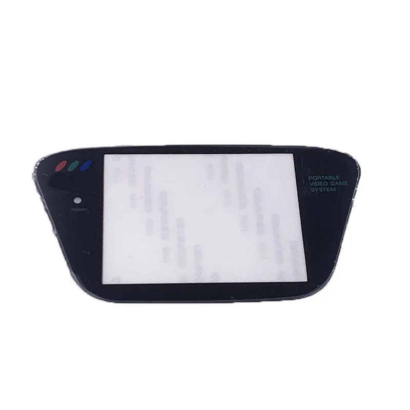 1-5 قطعة غطاء عدسة الشاشة الزجاجية السوداء لواقي شاشة وحدة التحكم Sega Game Gear GG