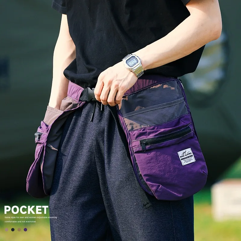 Multi Pocket Zipper Waist Apron Multifunctional Travel, Sports, Fitness, Cycling, Outdoor Waist Bag