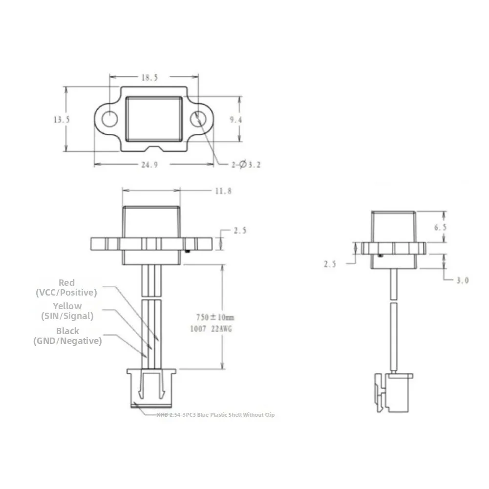 For household Appliance Water Level Sensor Non Contact Switch with Epoxy Resin Encapsulation and Low Power Use