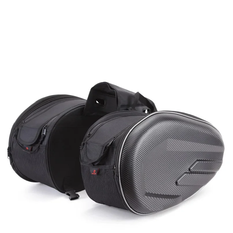 Newest Motorcycle Waterproof Racing Race Moto Helmet Travel Bags Suitcase Saddlebags