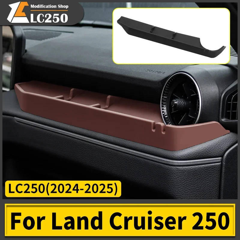 

For Toyota Land Cruiser Prado 2024-2025 LC250 1st Edition 1958 J250 Silicone Storage Box & Dashboard Organizer Mat, Car Interior