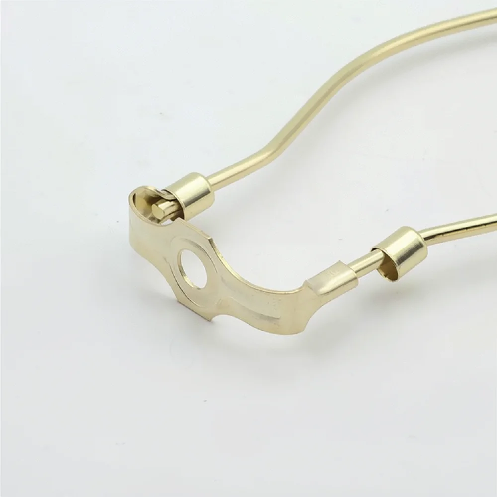 Adjustable Metal Lampshade Support Harp For Table Lamp Chrome Finish Lighting Accessory DIY Maintenance Fixture Parts