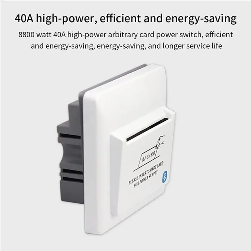 A25P Tthotel Power Saver RFID 13.56Mhz Card App Controlled Bluetooth Energy Saving Switch For Hotel