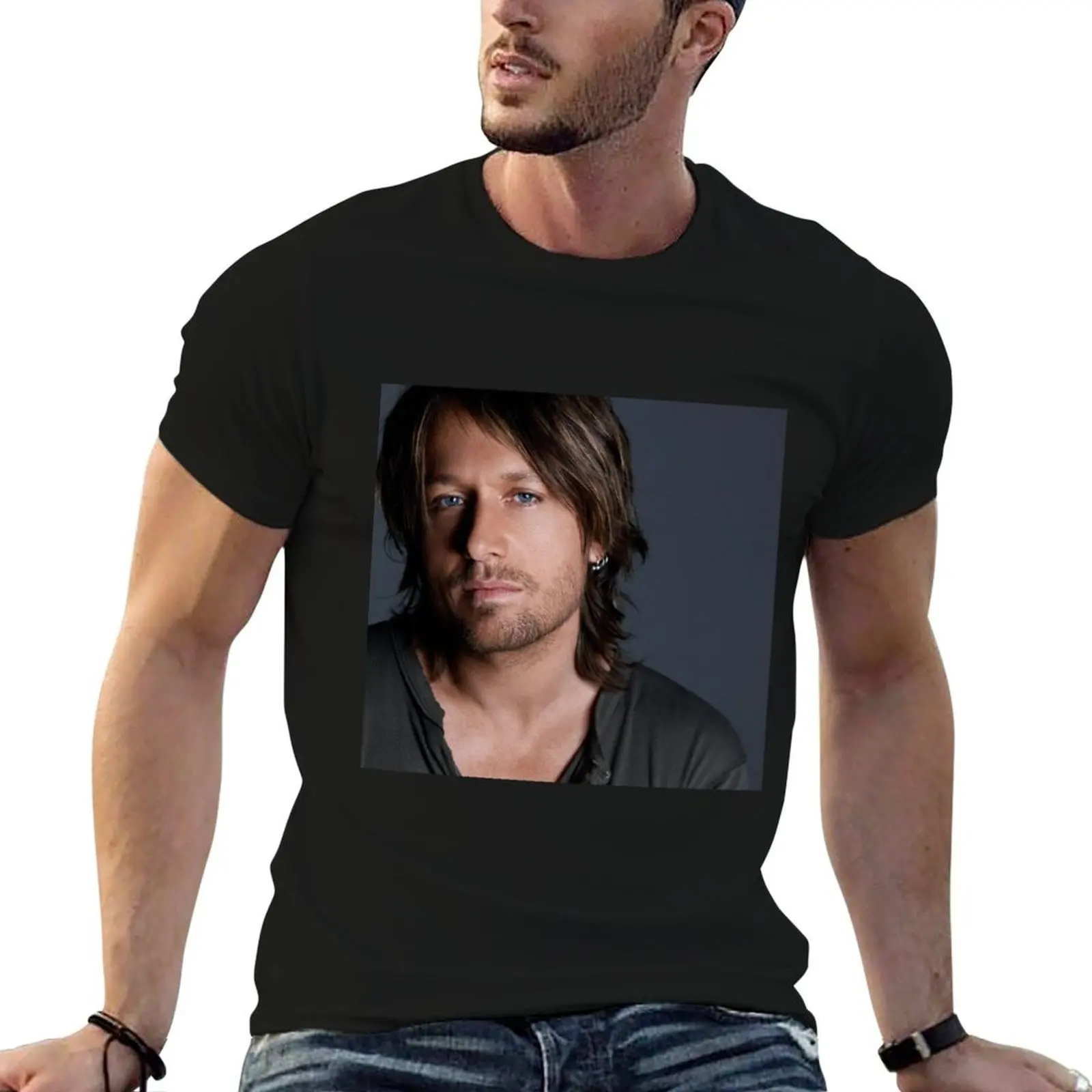 keith urban tour date lovh3 T-Shirt Soft Casual Short Sleeve Cotton Tee