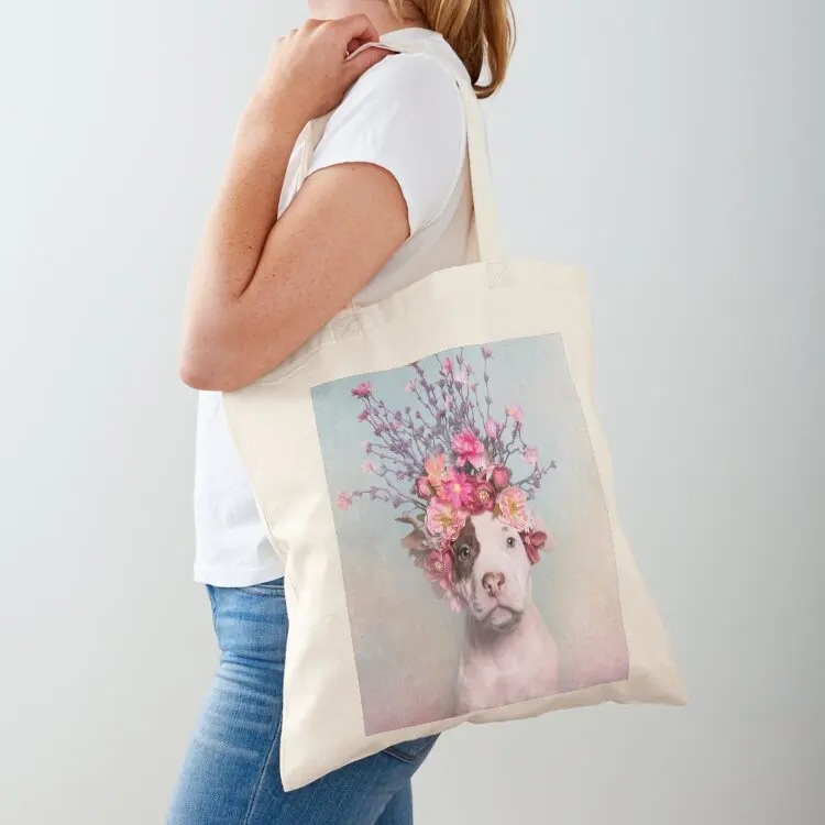 Flower Power, Rum Tote Bag shopper bags for women tote bag woman handbag hand bag