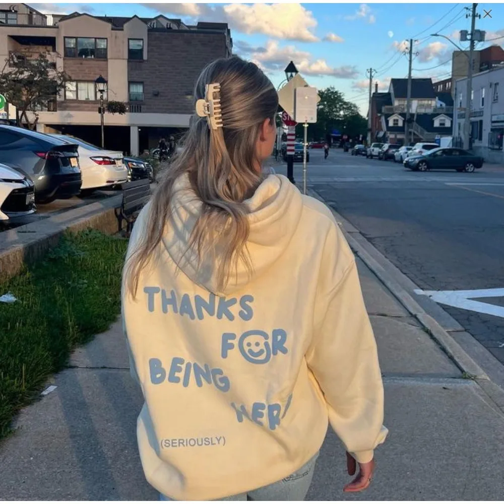 

Women's Vintage Y2k Hoodie Alphabet Graphic Printed Hooded Sweatshirt Gothic Harajuku Hip Hop Loose Casual Top Street Clothing