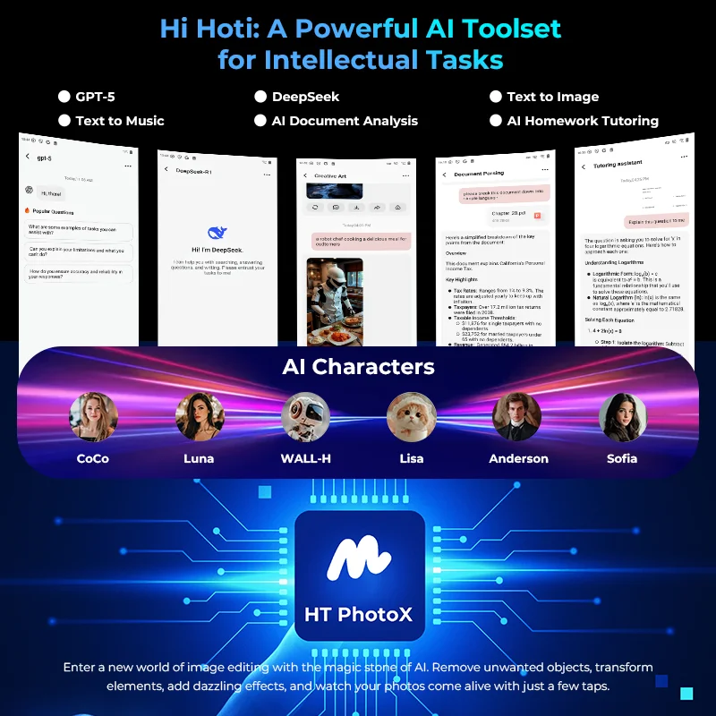 HOTWAV Hyper 8 هاتف متين للغاية لاسلكي Hi Hoti AI Toolset 125dB الهاتف المحمول 5G 12000mAh 55W 12GB 512GB 108MP الهاتف المحمول #6