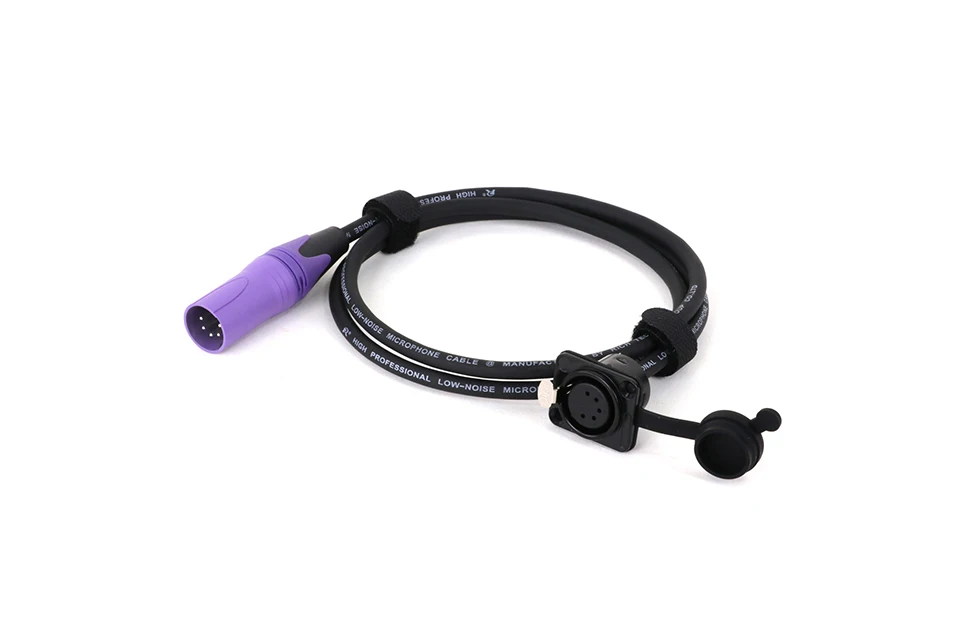 0,3–15 m D-Typ 5-polige XLR-Buchse für Schalttafelmontage zum Durchgang des Steckverbinders, XLR-Kabel – kein Löten für Pro-Audio-Installationen – Detail 8