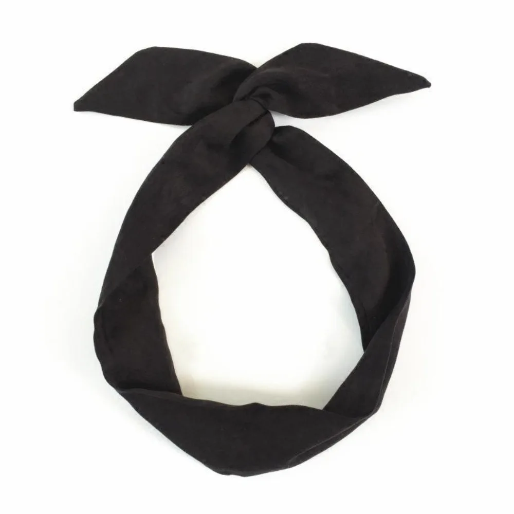 

Solid Color Suede Headband Print Design Bunny Ear Shape Cross Bowknot Hairband Twist Style Cross Bowknot Hair Accessories Girls