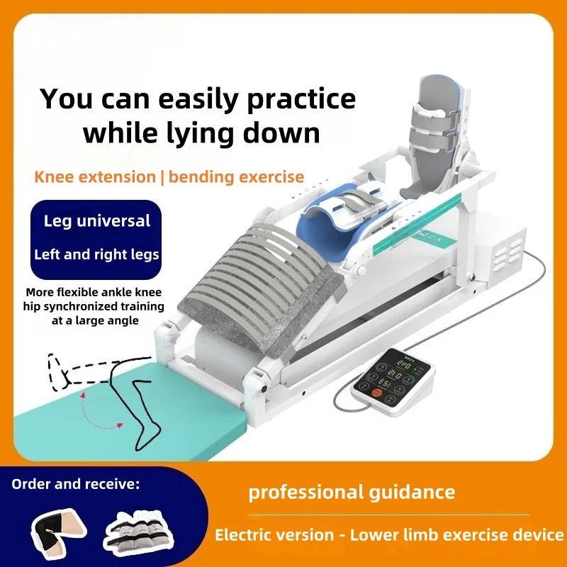 

Intelligent automatic lower limb exercise device for leg and knee stiffness Angle stretching bending and straightening Fitness