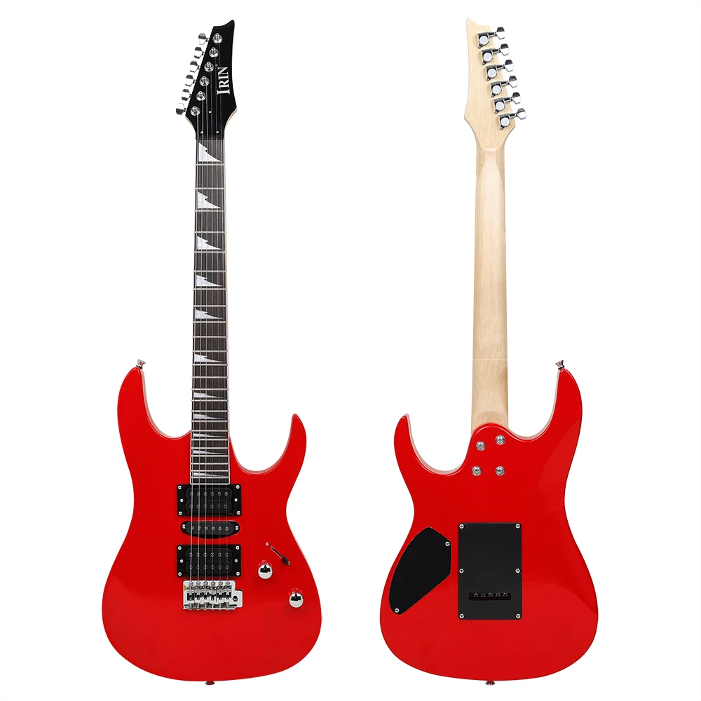 IRIN 6 Strings Electric Guitar 24 Frets Maple Body Neck Electric Guitarra with Bag Amp Pick Necessary Guitar Parts Accessories