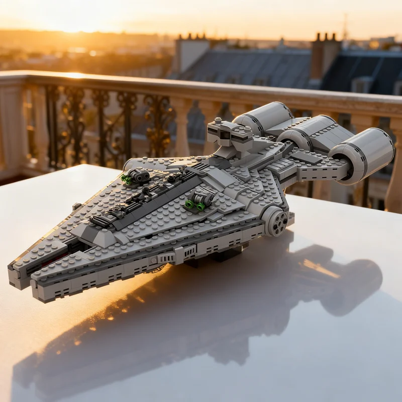 

830pcs MOC Moff Gideon S Light Cruiser Star Battle Model Building Blocks Architecture Toys Christmas Gifts Education Kids Idea