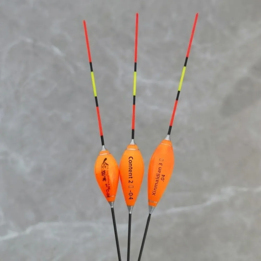 

3pcs Indicator Rocky Fishing Lure Float Eye-catching Triangle Tail Sensitive Floats Bobbers Eye-catching Slip Drift Tube