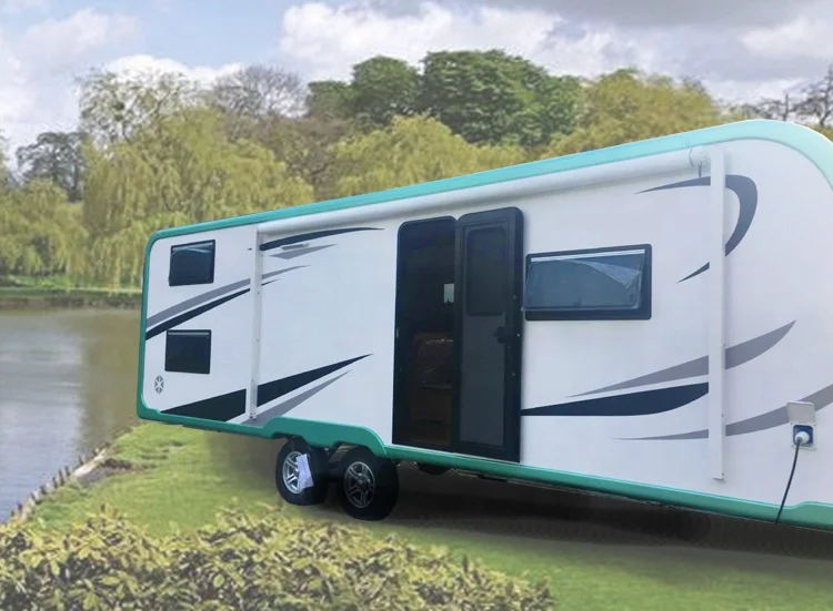Motorized Retractable Bus Electric Truck Camper Van Awning with Crank Camping caravan Rv Awning for Motorhome