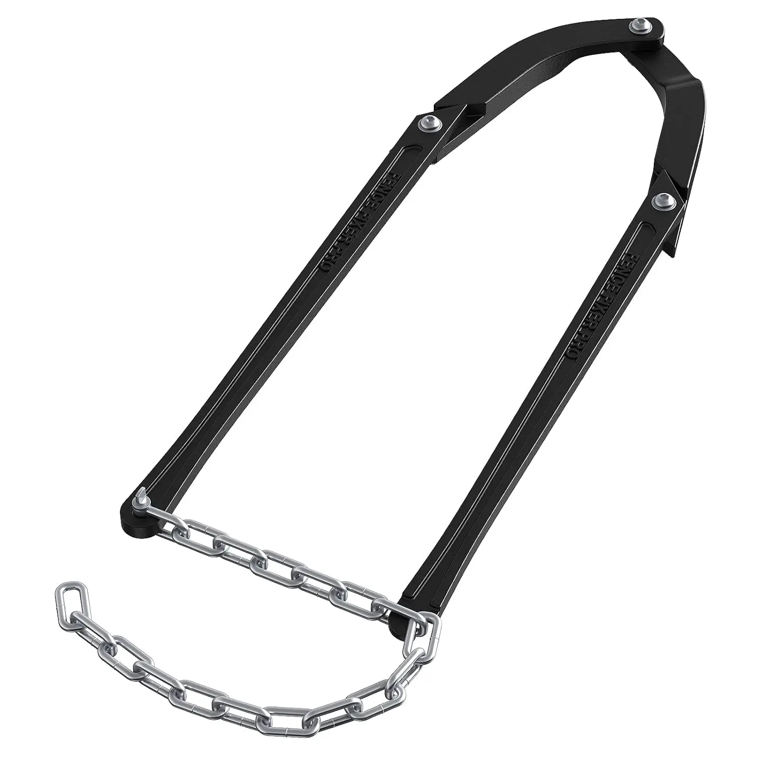 Corrosion-Proof Iron Heavy Duty Fence Fixer, Black, Lifetime Replacement Guarantee for Electric and Horse Fencing