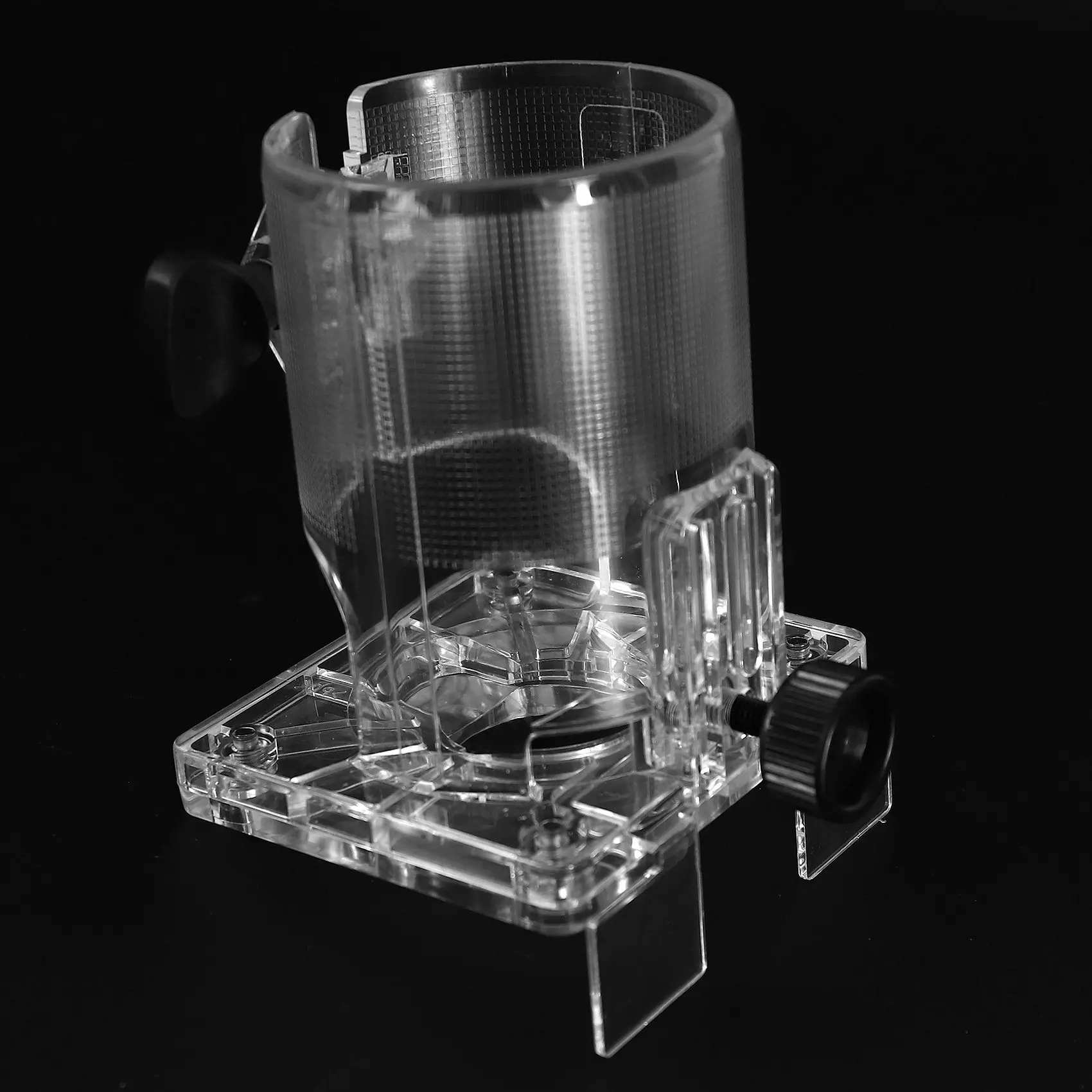 

SEO 2X Woodworking Trimmer Accessories Hard Plastic Base Shield with 2 Knobs for Makita 3703 Electric Trimming Machine Saw