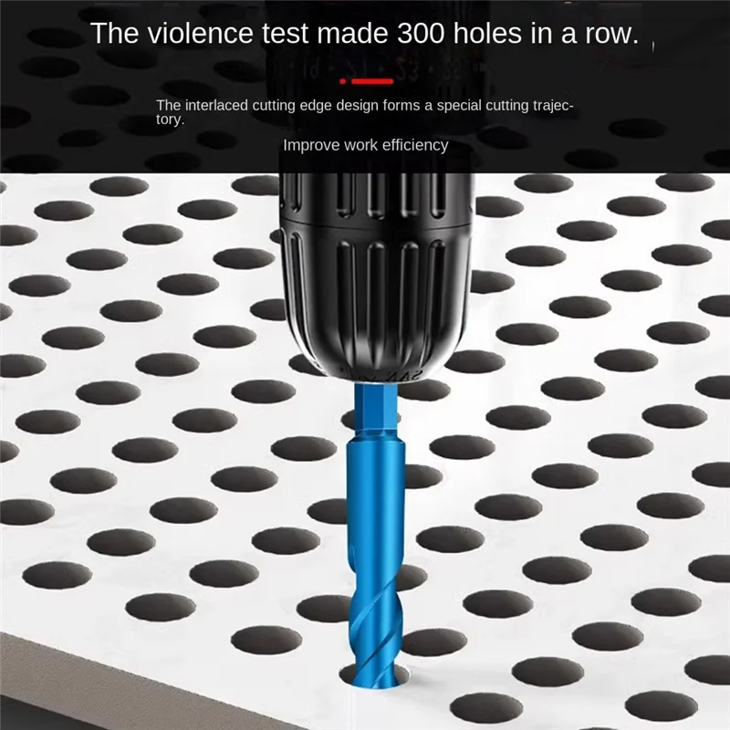 

A63K-10Pcs Crooked Head Eccentric Drill 10-Piece Multi-Purpose Drill Set, Focused On Glass Concrete, For Ceramics, Brick