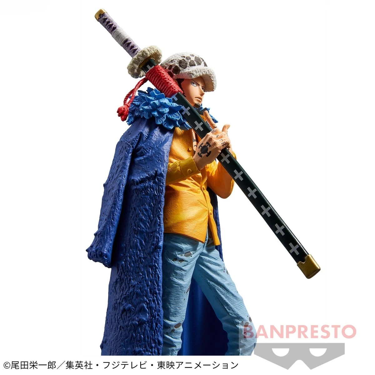 ในสต็อกยี่ห้อใหม่ Bandai Optical Factory ทิวทัศน์ KOA Art King Trafalgar Law-Wano ประเทศ-ตุ๊กตามือ Collection Gift