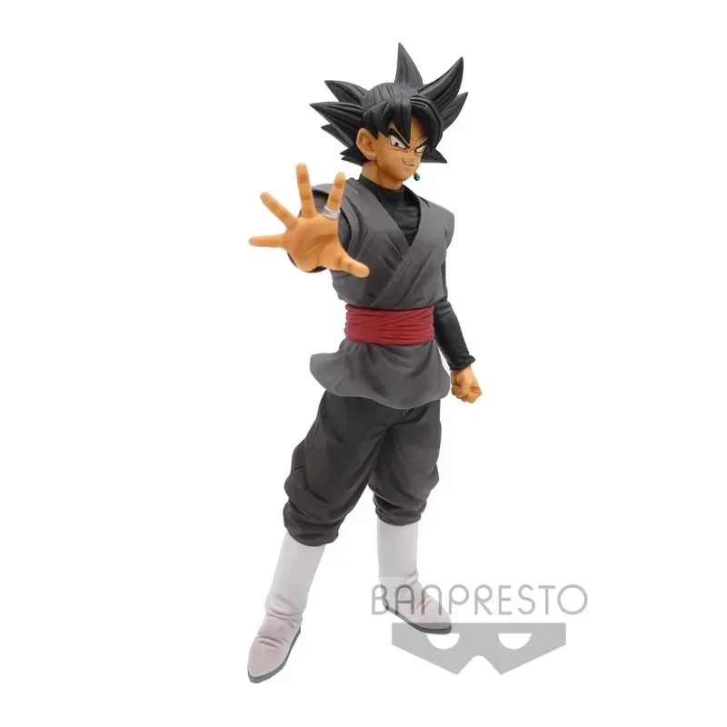 Bandai original banpresto anime dragon ball preto goku grandista preto zamasu pvc figura de ação modelo colecionável brinquedos presentes