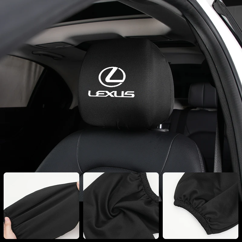 

Car Interior Seat Headrest Cover Anti-fouling Neck Pillow Protector Pad For Lexus CT ES GS NX IS250 CT200h IS300h ES300h RX400h