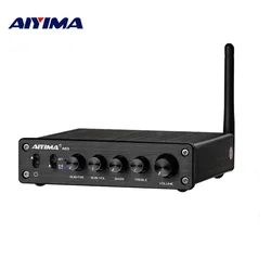 AIYIMA A03 TPA3116 Amplificador Subwoofer Audio Bluetooth Sound 2.1 50Wx2+100W HiFi TPA3116D2 Digital Power Home Amplifier