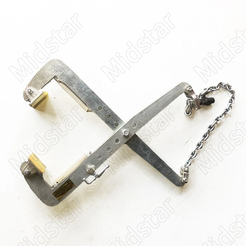 Midstar Lifting heavy cargo steel rubber stone slabs scissor lifting clamp carrying clamp for granite marble other hand tools