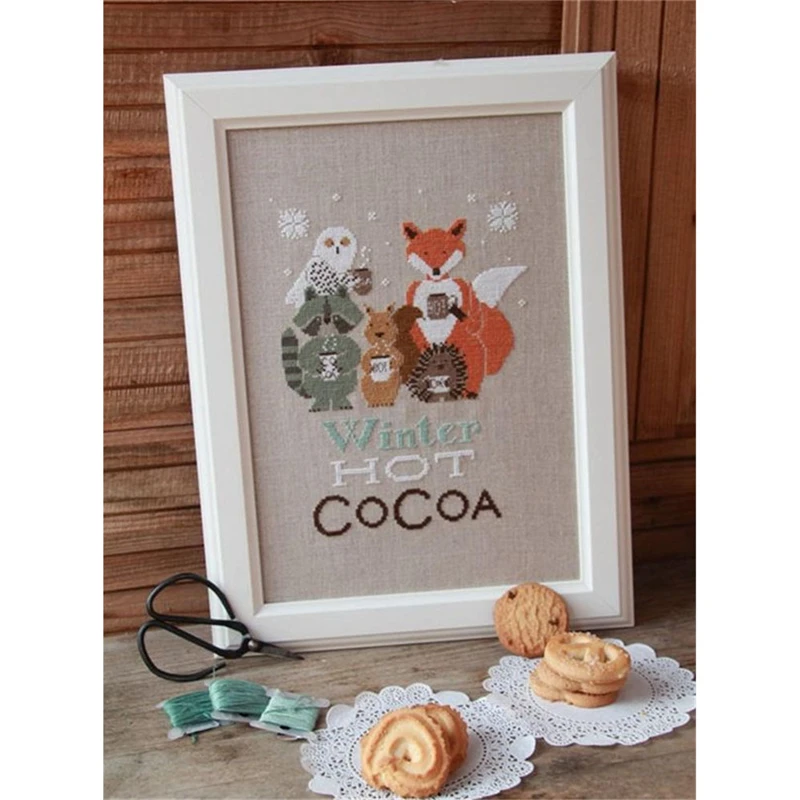 

ZZ4637 For Needlework Kit NOT PRINTED Cross Stich Painting Set Cross Stitch Kits Cross-stitch Embroidery Set Stitch Kits Craft