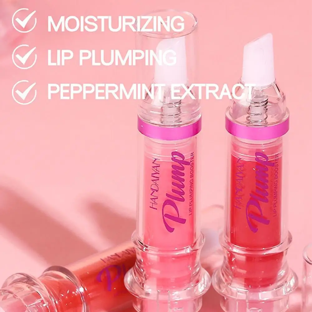 

PLUMP & POUT Lip Plumping Booster Gloss High Shine For Plumper Looking Lips Extreme Shine Crystal Volume Lip Oil Hot