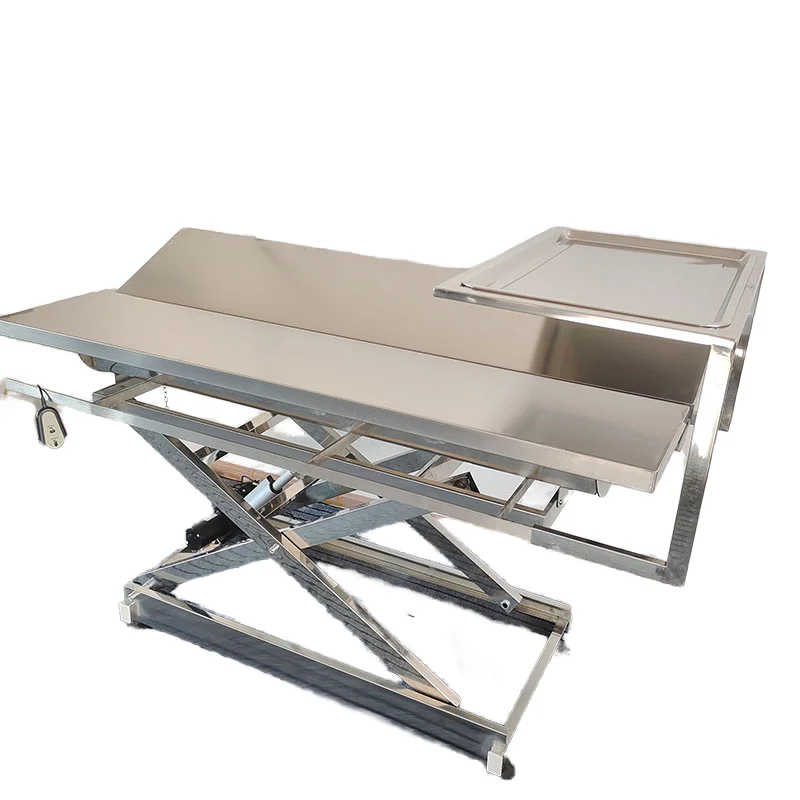 

Electric Cross-V Type Operating Table For Pet Hospitals, Stainless Steel Electric Lifting Operating Table