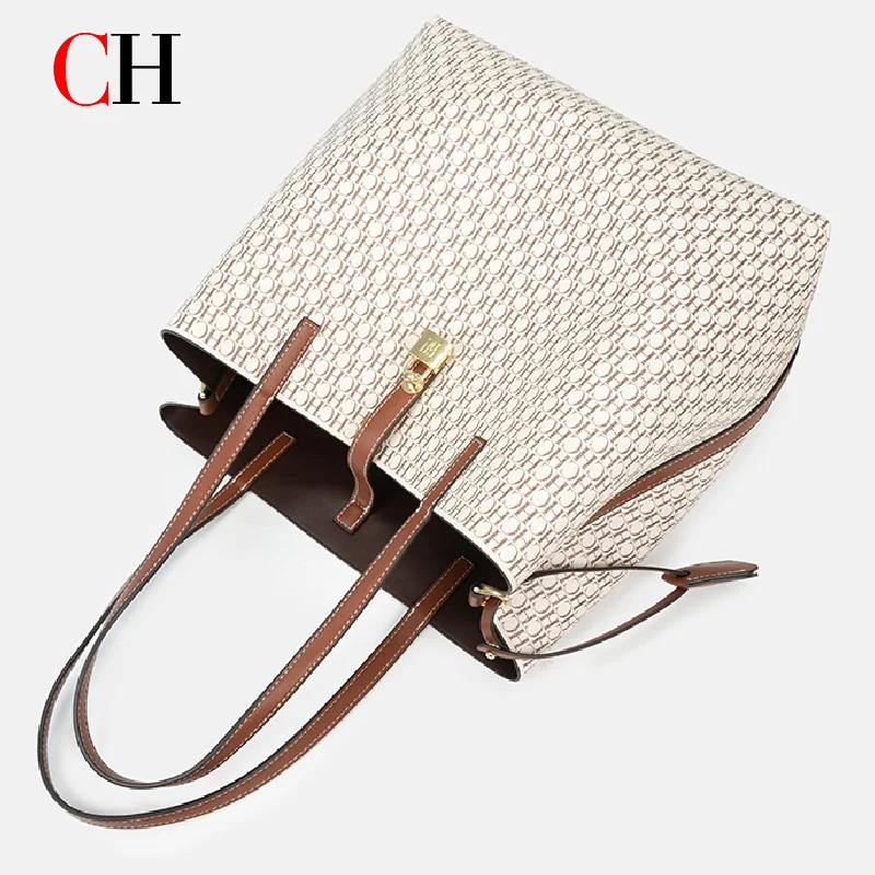 CH 2 ピース/セット女性トートバッグ高級デザイナーモノグ - Luxury Bags Consignment のレビューと価格