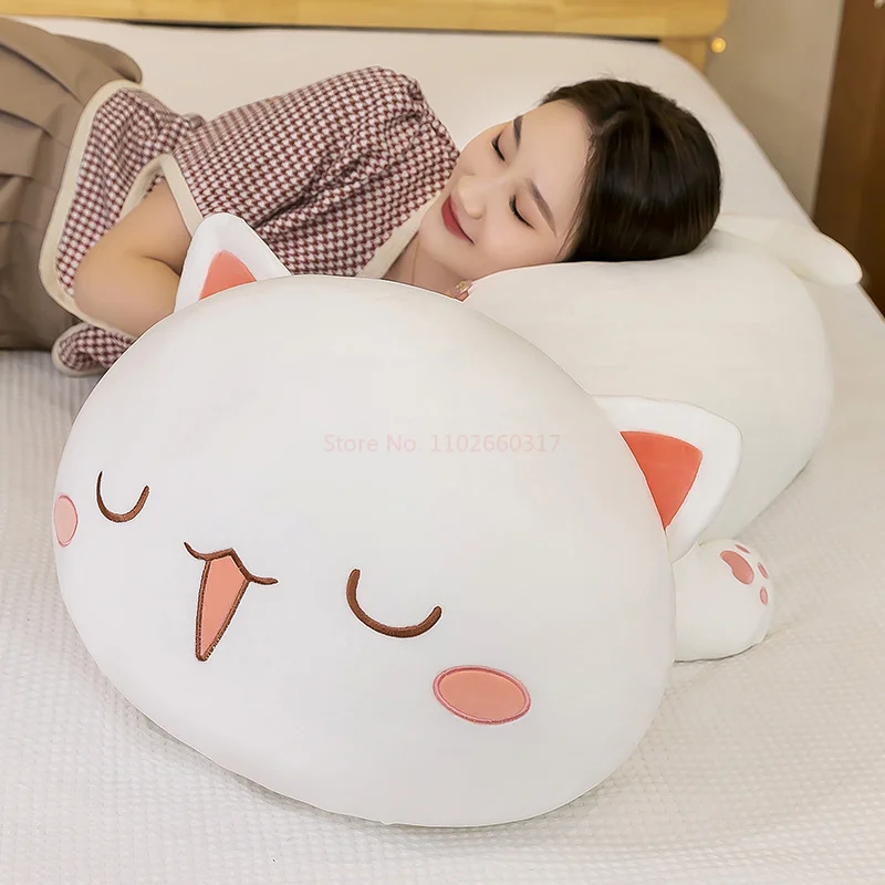 

Kawaii Mitao, кошка, лежащая кошка, пара плюшевых кукол, плюшевые игрушки, милые животные, куклы, подушка, мягкая мультяшная подушка, детский подарок на день рождения