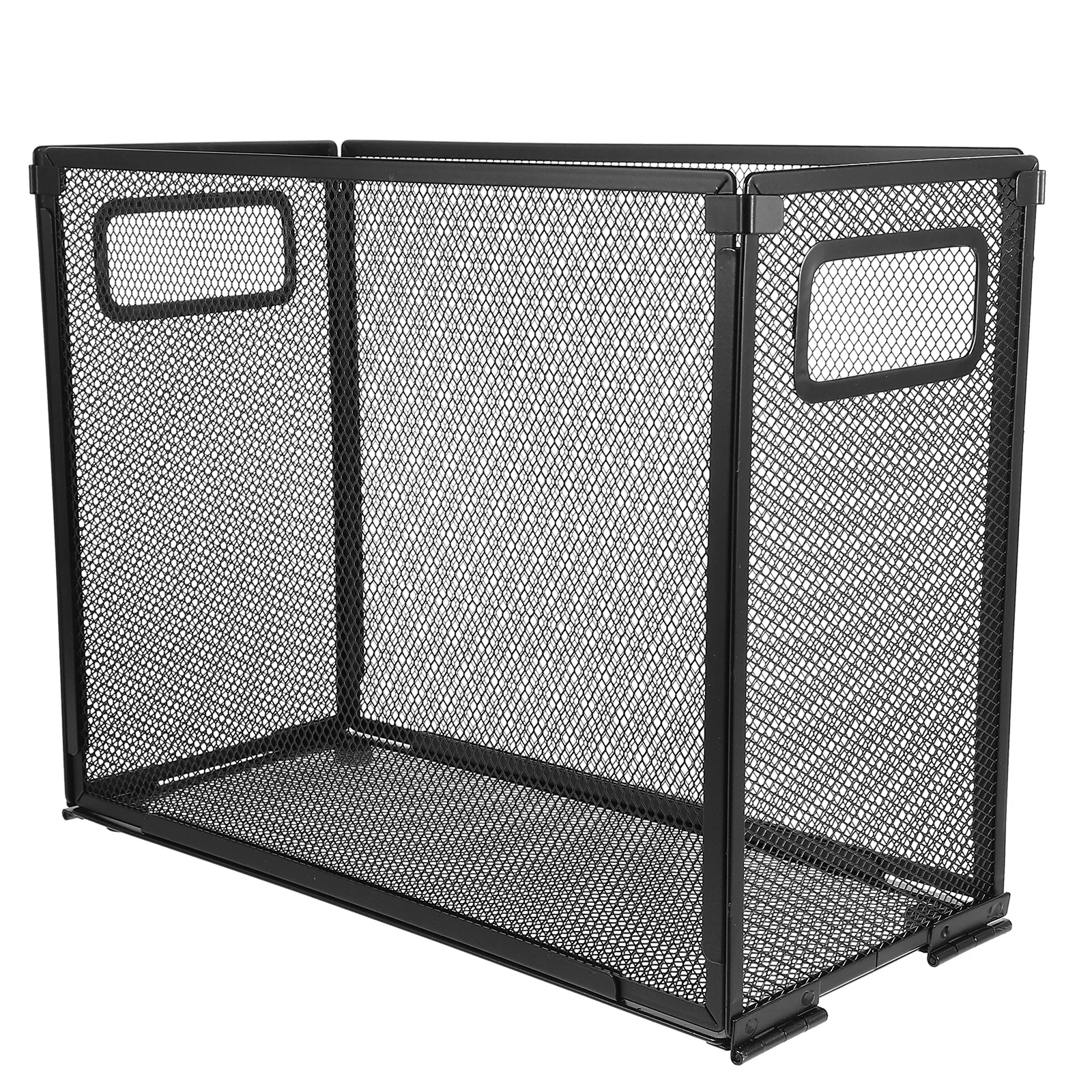 Desktop Document Holder Mesh Iron File Organizer Office Rack Book Storage Mesh Holder for Study File Organizer