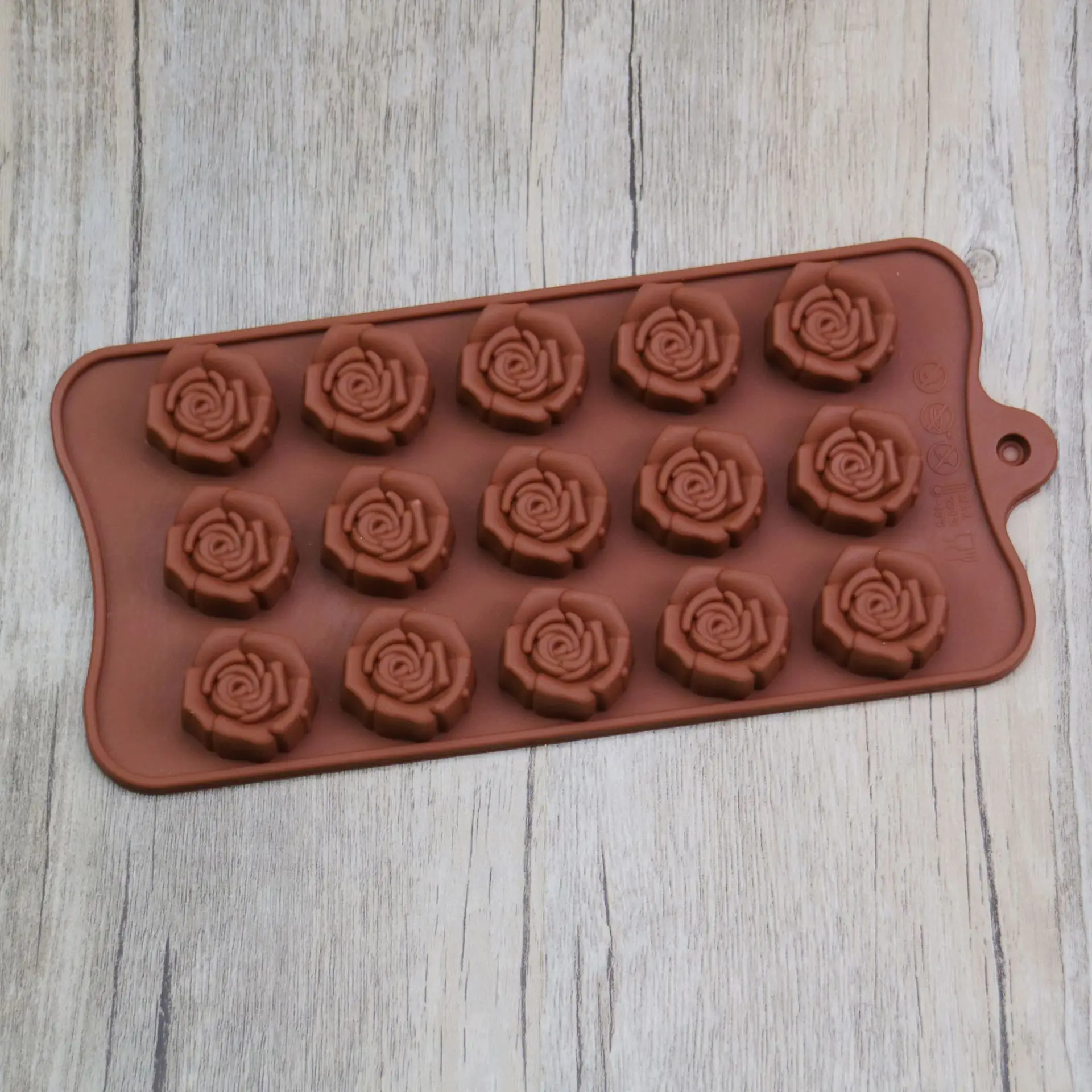 

Rose Flower Silicone Molds Candy Polymer Clay Mold Chocolate Party Baking Wedding Cupcake Topper Fondant Cake Decorating Tools