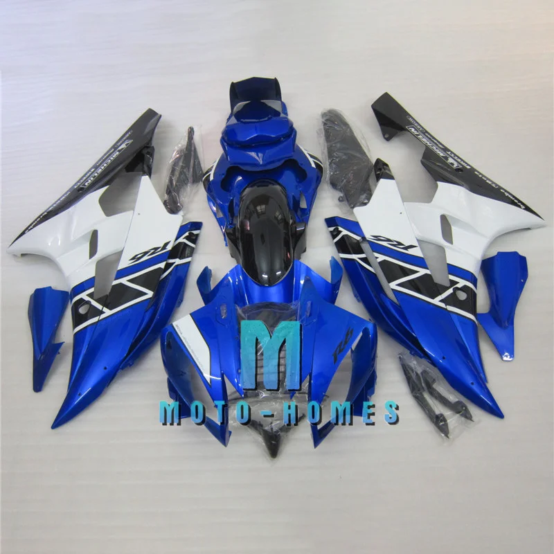 Motorcycle Hot Sale Fairing Kit for Yamaha 2006 2007 R6 Fairings Set Injection Molding Bike Rebuild YZF R6 06 07 Blue White