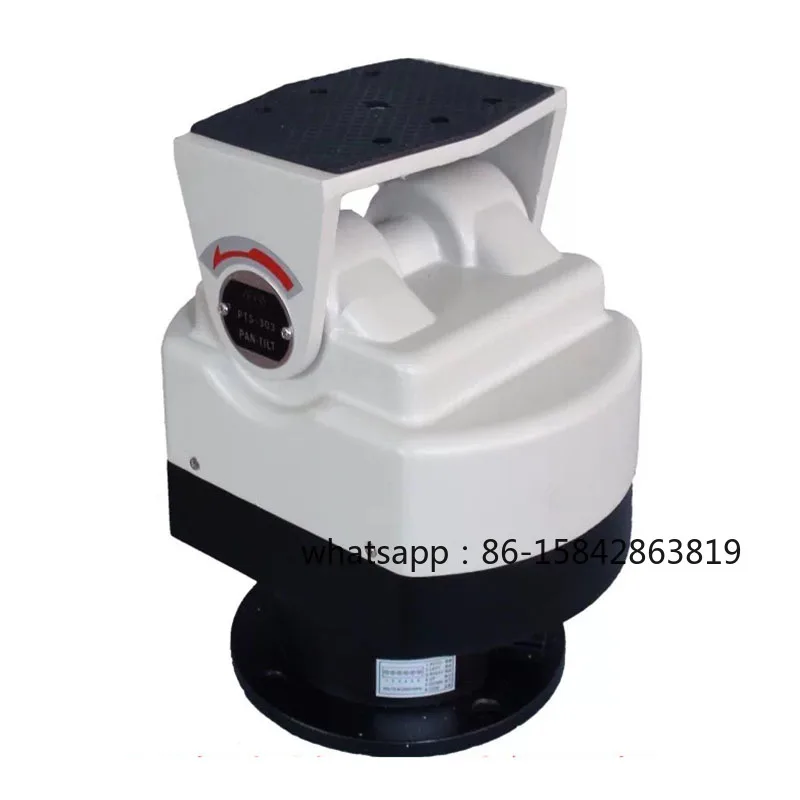 Outdoor Steering Gimbal Bracket Monitoring Camera Waterproof Intelligent Heavy-Duty Metal Gimbal AC220/24V
