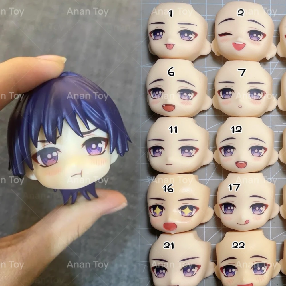 Wanderer Ob11 GSC Face Balladeer Kunikuzushi Anime Game Cosplay Handmade Water Sticker Faceplates Toy Accessories Free Shipping