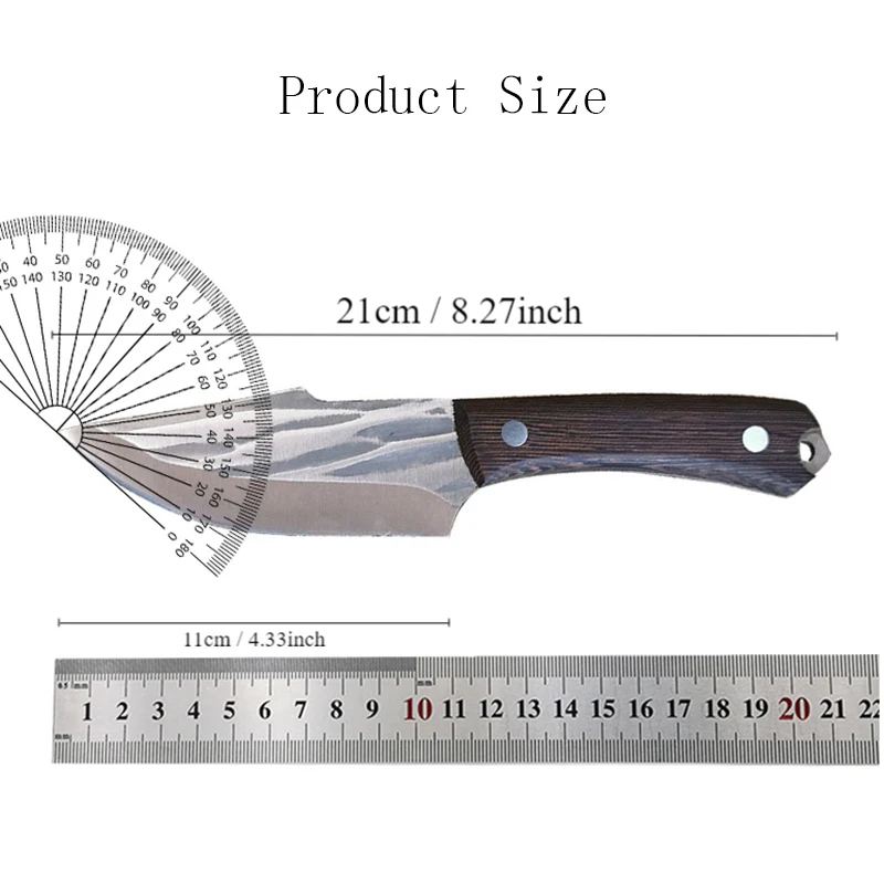 Stainless steel kitchen boning knife meat cleaver chef knife hand forging knife peeling knife fishing knife cooking knife.