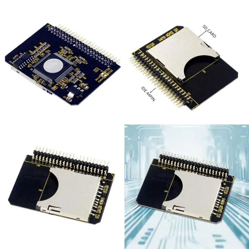 

Easy to Use Memory Card to IDE Adapter 2.5Inch 44Pin Male for Laptop Hard Drive Conversions Supports SDXC Memory Card 83CF