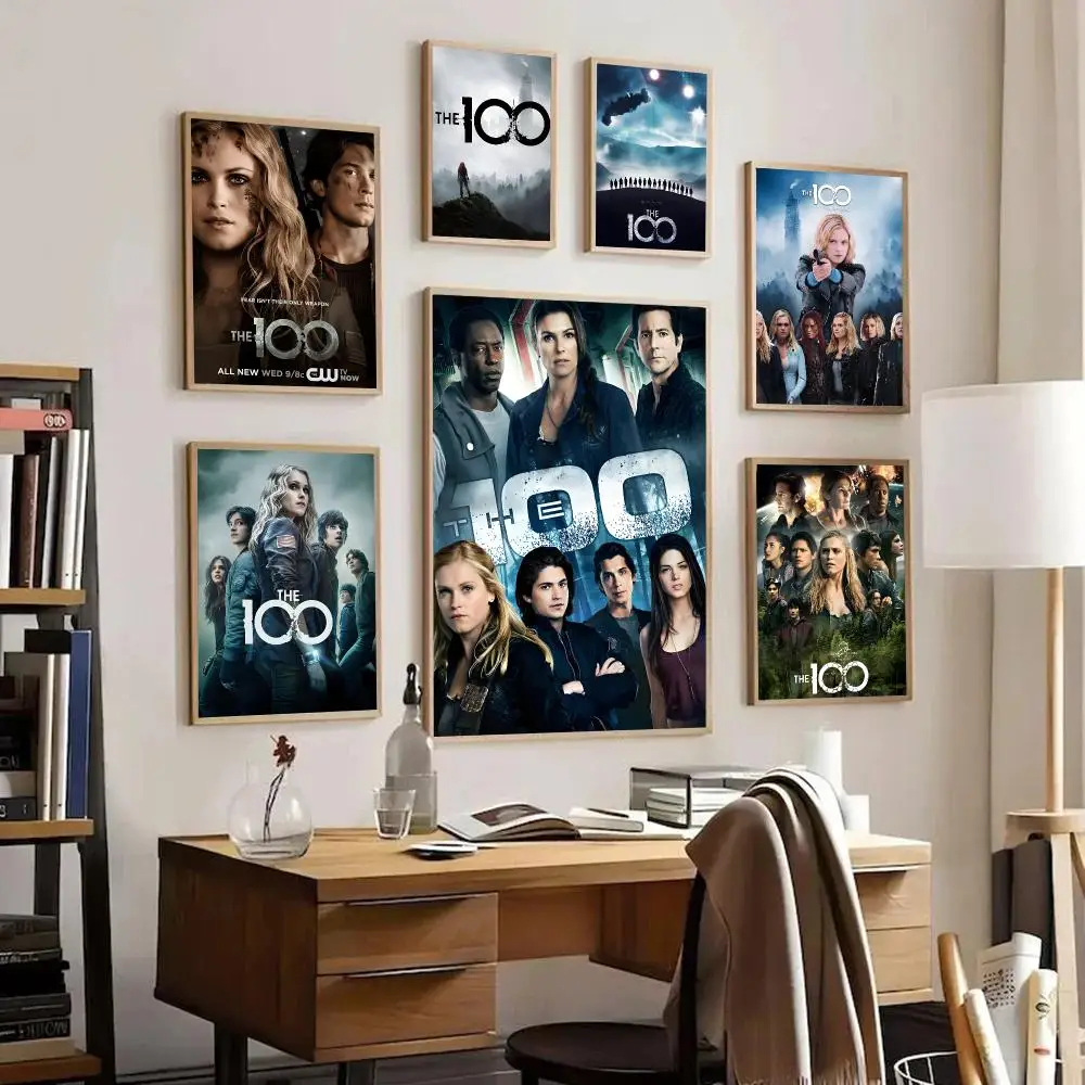 The 100 Season Poster HD Art Sticky Wall Waterproof Home Living Room Bedroom Bar Aesthetic Decoration