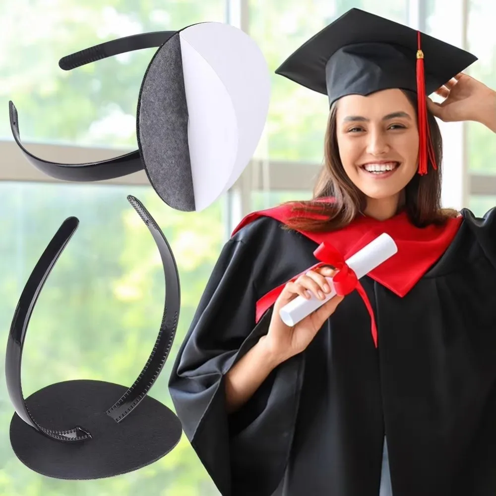 

Невидимая повязка на голову для выпускного головного убора, защитная, креативная, противоскользящая, с надежной фиксацией, аксессуар для шапки